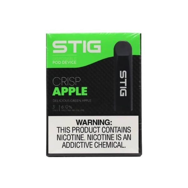 Vgod Stig Disposable Pod Device Crisp Apple In Uae (3pcs)