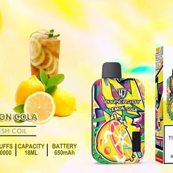 Hyperjoy 10,000 Puffs Disposable Vape – 5% Nicotine (50mg Salt Nic)  in Dubai